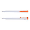 Recycled ABS Plastic Pens White Orange